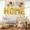 40-Inch Gold "HOME" Letter Foil Balloons – Large Metallic Mylar Banner for Housewarming Party, New Home Welcome Decor, Family Moving & Homecoming Celebrations